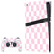 Pink and White Checkerboard PS5 Pro Bundle Skin